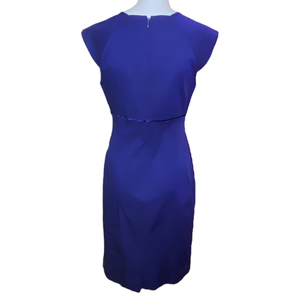 Donna Morgan Cocktail Dress in Blue Size 8 - Picture 4 of 7